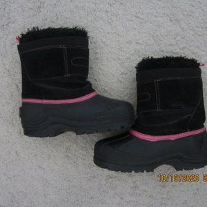 Weatherproof Eve Size 2 Pink Black Winter Boot